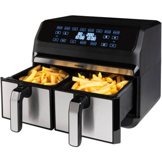 Friteuse à air chaud Inventum gf800hld double 2x 4l noir 1700w
