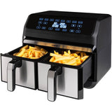 Friteuse à air chaud Inventum gf800hld double 2x 4l noir 1700w