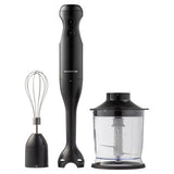 Inventum mixeur plongeant noir 350 watts mx350b avec fouet et hachoir