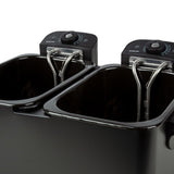 Inventum friteuse double 2x2,5 litres noir 1800 watts