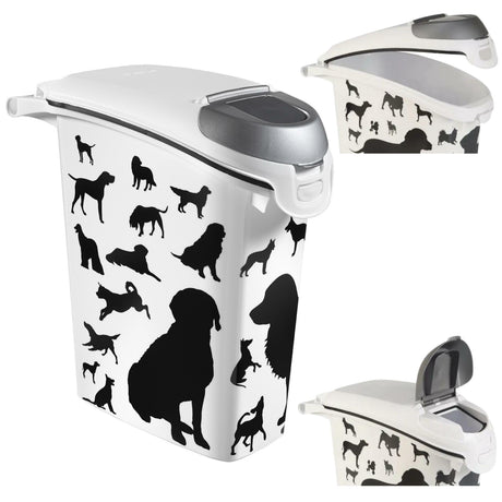 Conteneur alimentaire Curver - silhouette chien - 23 l