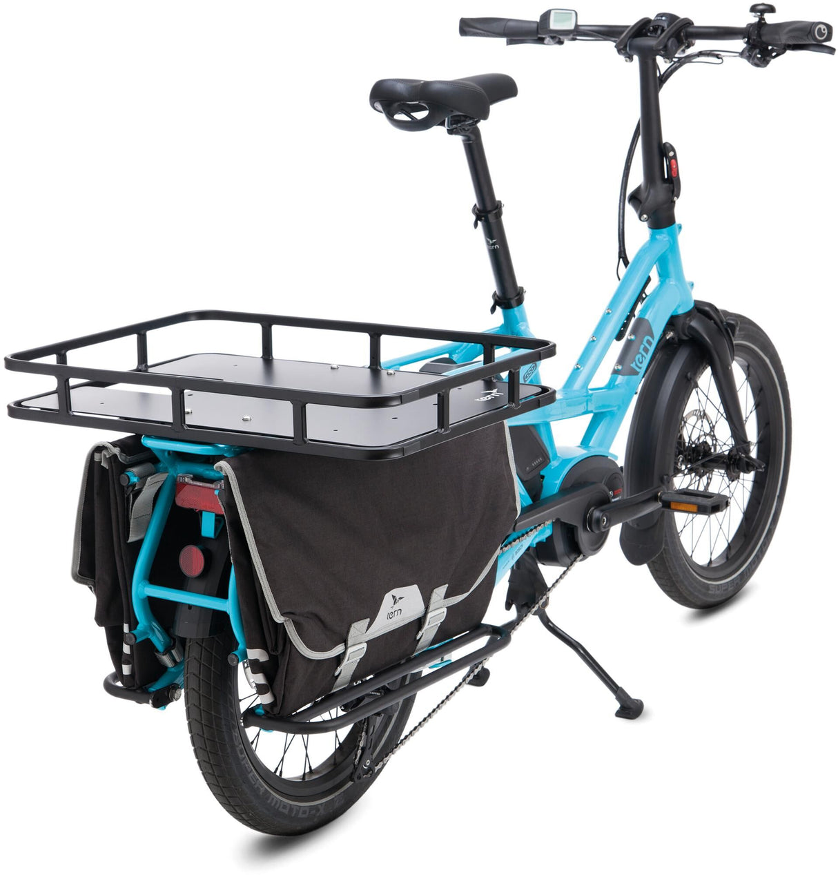 Porte-bagages Tern, plateau arrière shortbed, porte-bagages arrière shortbed, alu, bl.