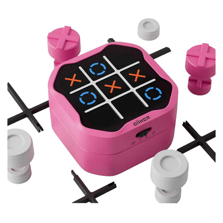 Giiker jeu de tic-tac-toe - rose