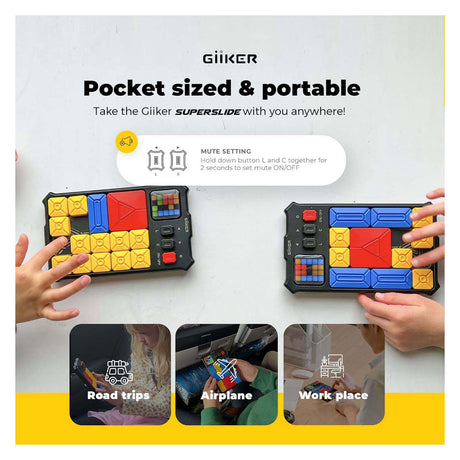 Jeu de puzzle super slide Giiker - noir
