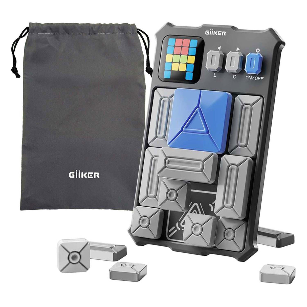 Jeu de puzzle super slide Giiker - gris
