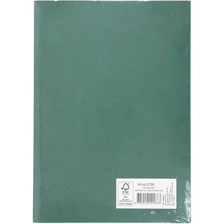 Société créative http: www.ccobby.nl carton-a4-feuille-210x297-mm-180-gr-darkgreen-20-sheet-1-box