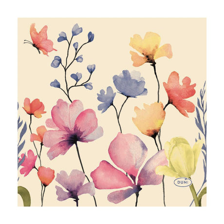 Serviettes Duni paradis floral 20 pièces 24 x 24 cm | 12 pièces