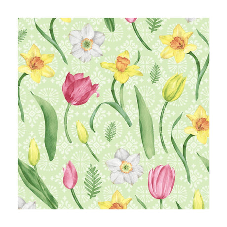 Serviettes Duni fleurs joyeuses 33cm