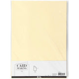 Carton d'entreprise Creativ, a4, feuille 210x297 mm, 210 g, jaune pastel, 10 feuilles 1 boîte