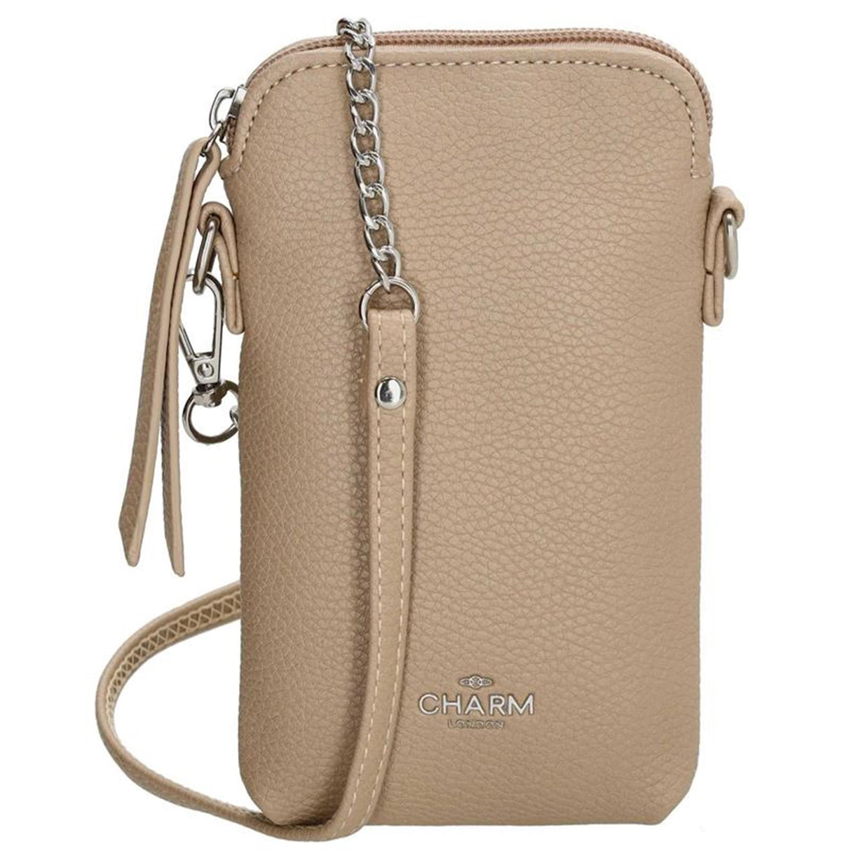 Sac pour téléphone Charm London taupe
