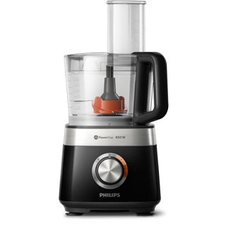 Philips Food Prowector HR7530 10 Viva 850W en acier inoxydable noir