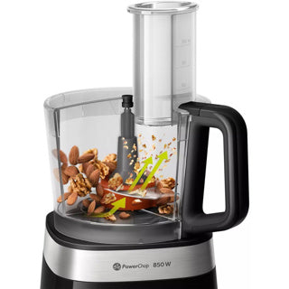 Philips Food Prowector HR7530 10 Viva 850W en acier inoxydable noir