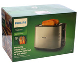 Philips grille-pain HD2650 90 Viva acier inoxydable noir