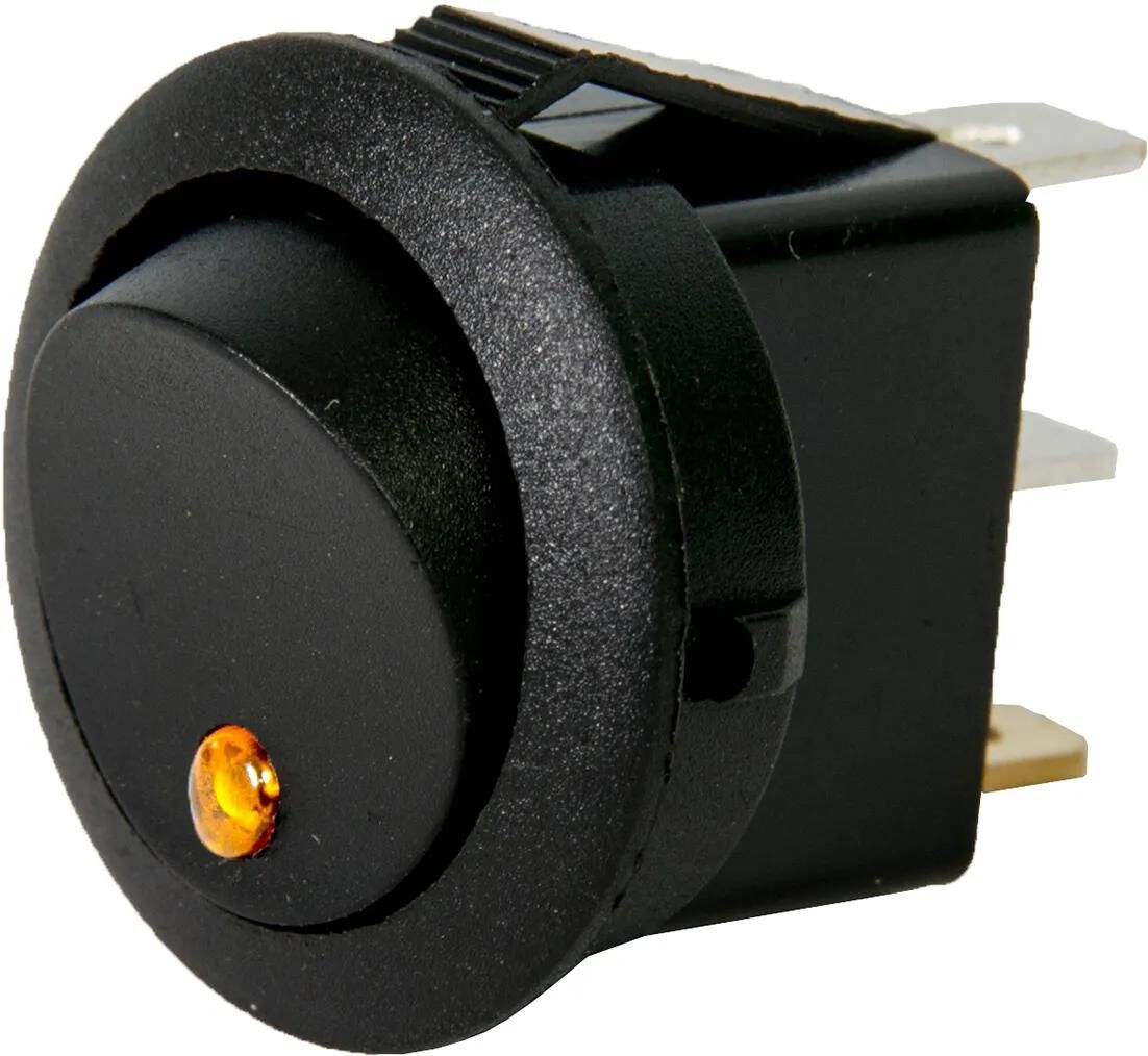 Hp interrupteur à bascule interrupteur à bascule mini led ronde jaune