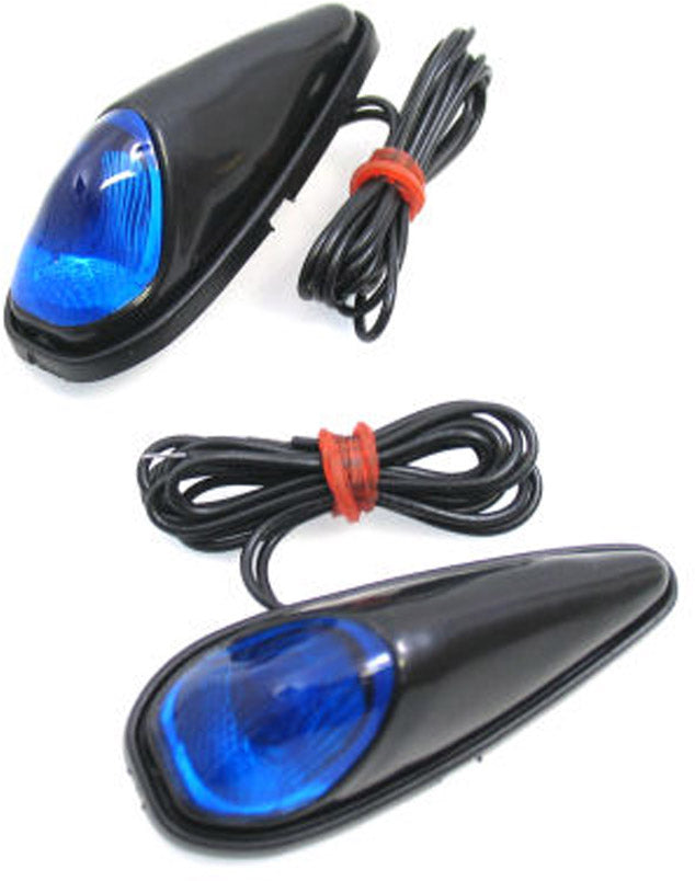 SET LED LEMED PLAK PLAK LAMP BLUE Maison noire