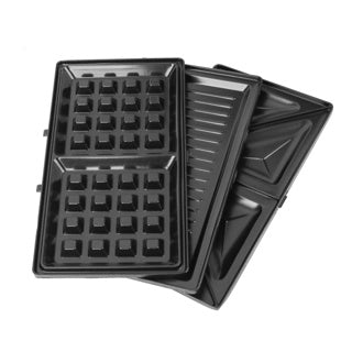 Ensemble de gaufriers sandwich Daily Home noir