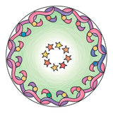Mandala designer Ravensburger mini - chevaux