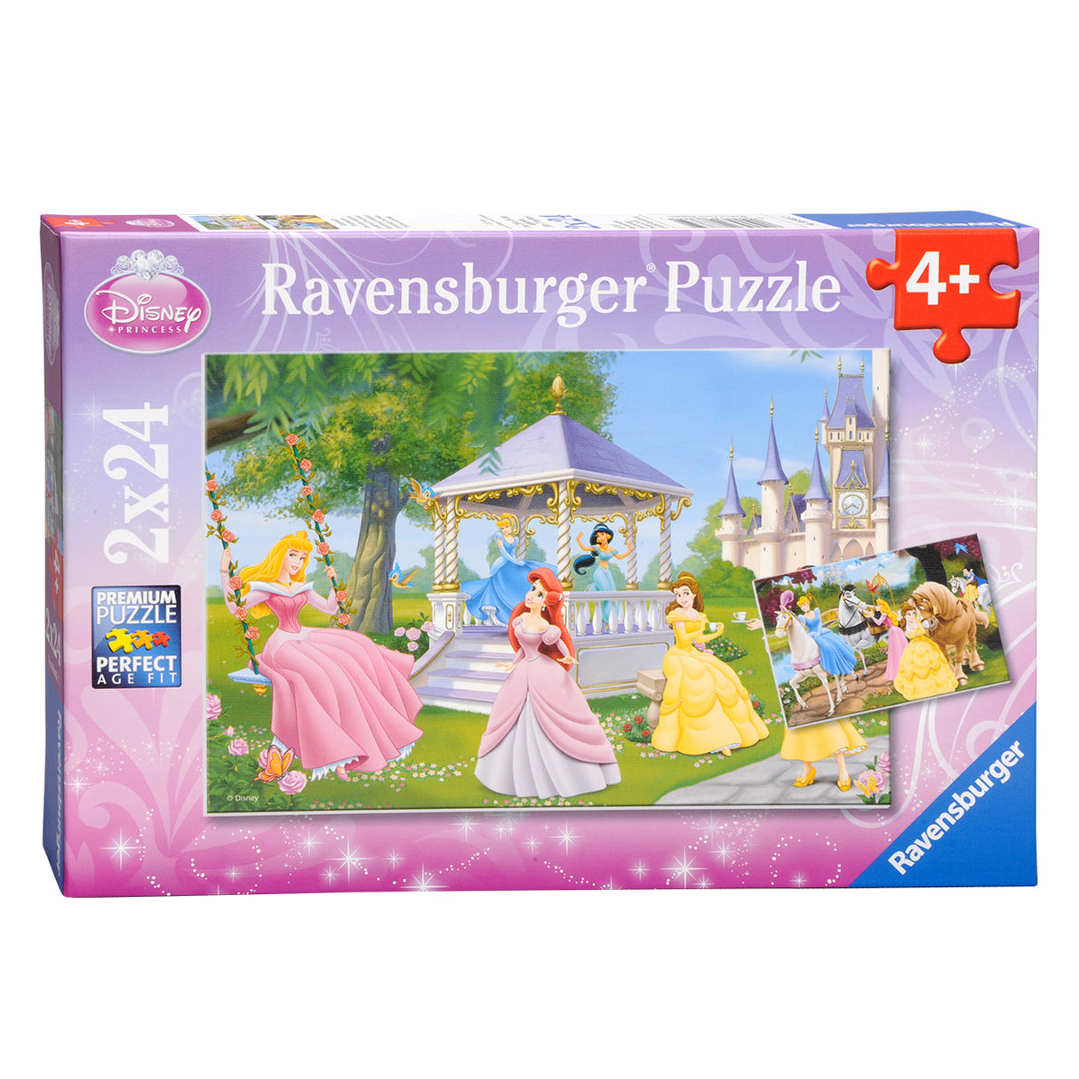 Ravensburger puzzle princesse disney princesses enchanteresses - 2x24 pièces - puzzle enfant