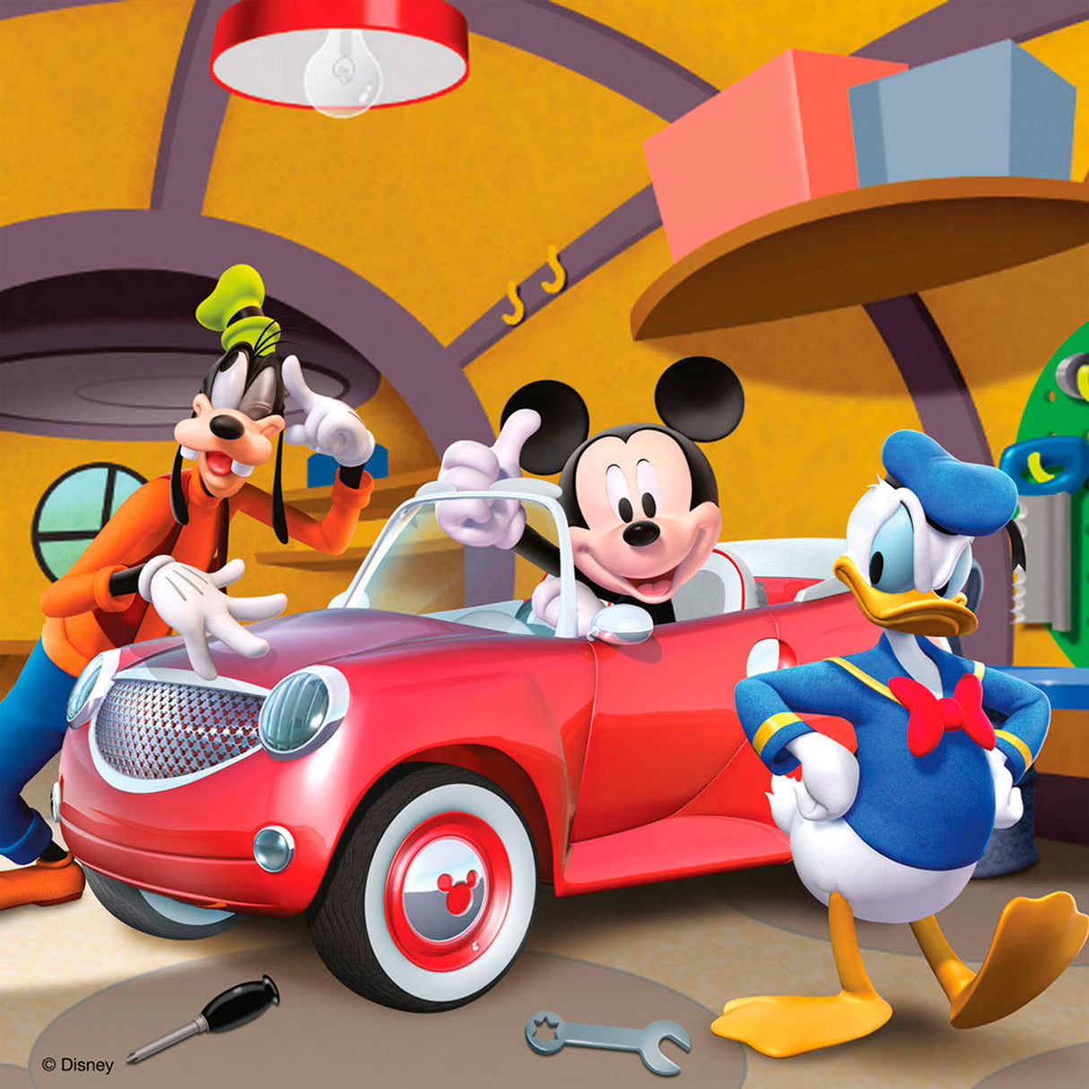 RAVENSBURGER Topolino, 3x49st.