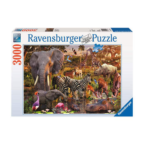 Ravensburger puzzle Le monde animal africain - puzzle - 3000 pièces