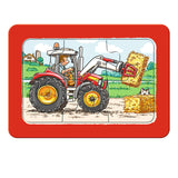 Ravensburger Excavator Tractor and Tipping Car 3x6 Pieces