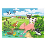 Ravensburger - Jeunes animaux à la campagne 2x12 pièces