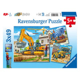 RAVENSBURGER VÉHICULES DE CONSTRUCTION 3X49ST.