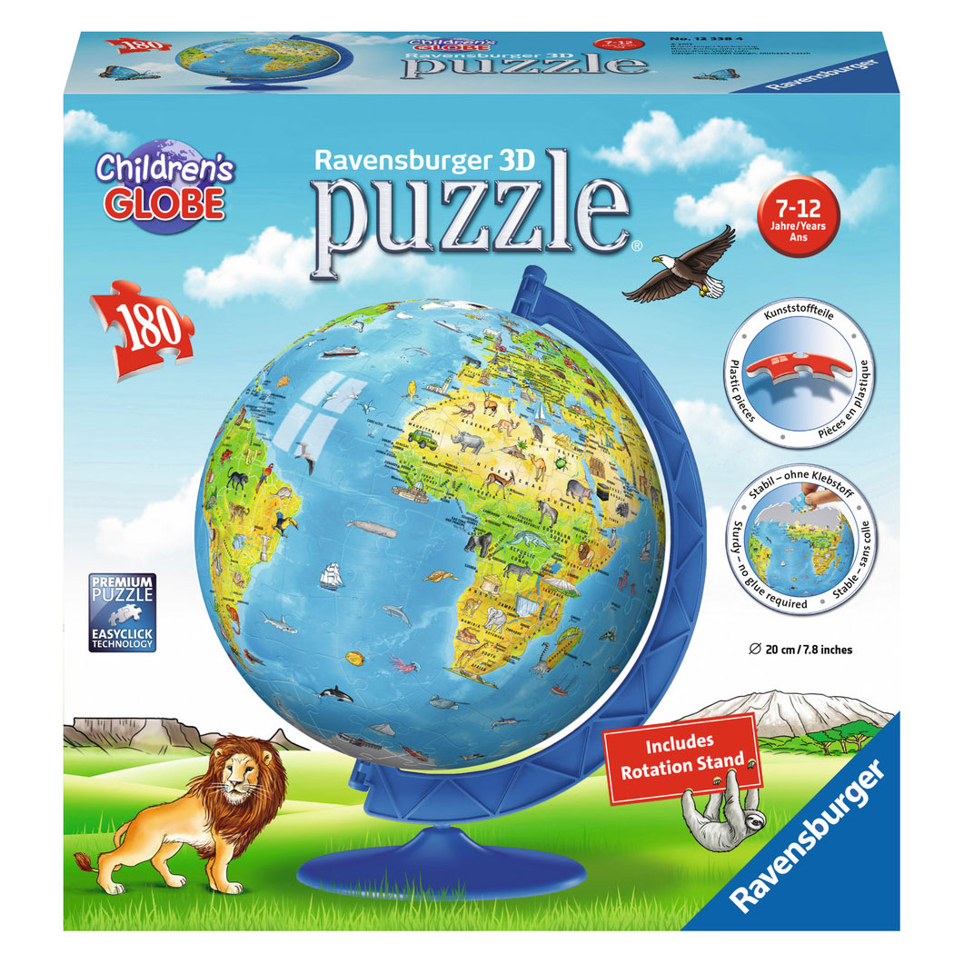 Ravensburger XXL 3D KinderGlobe 180st.