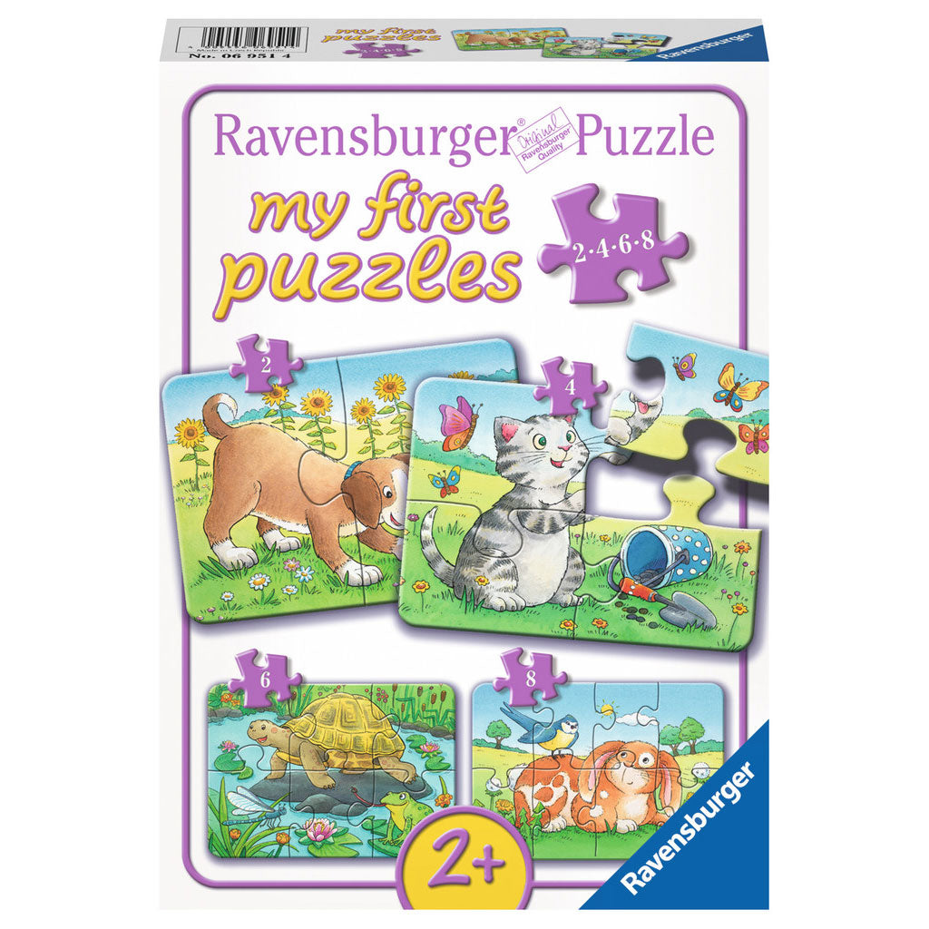 Ravensburger - süße Haustiere Puzzle 4in1