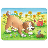 Ravensburger - Lindos mascotas rompecabezas 4in1