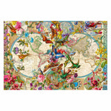 Ravensburger jigsaw puzzle flora and world map, 3000st.