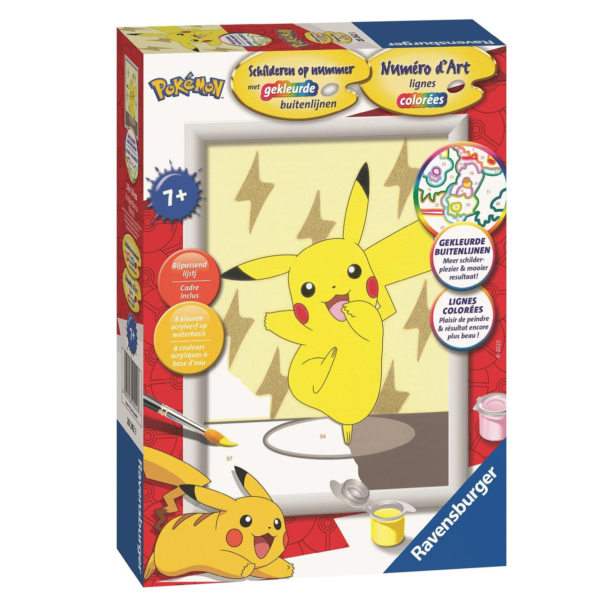 Ravensburger malba podle čísla pikachu