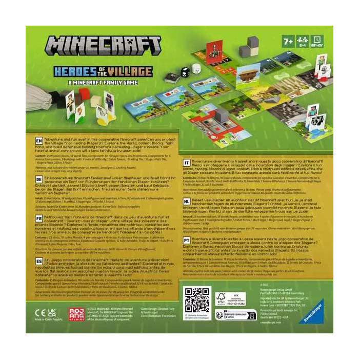 Ravensburger Minecraft Junior : Héros du Village - jeu de société