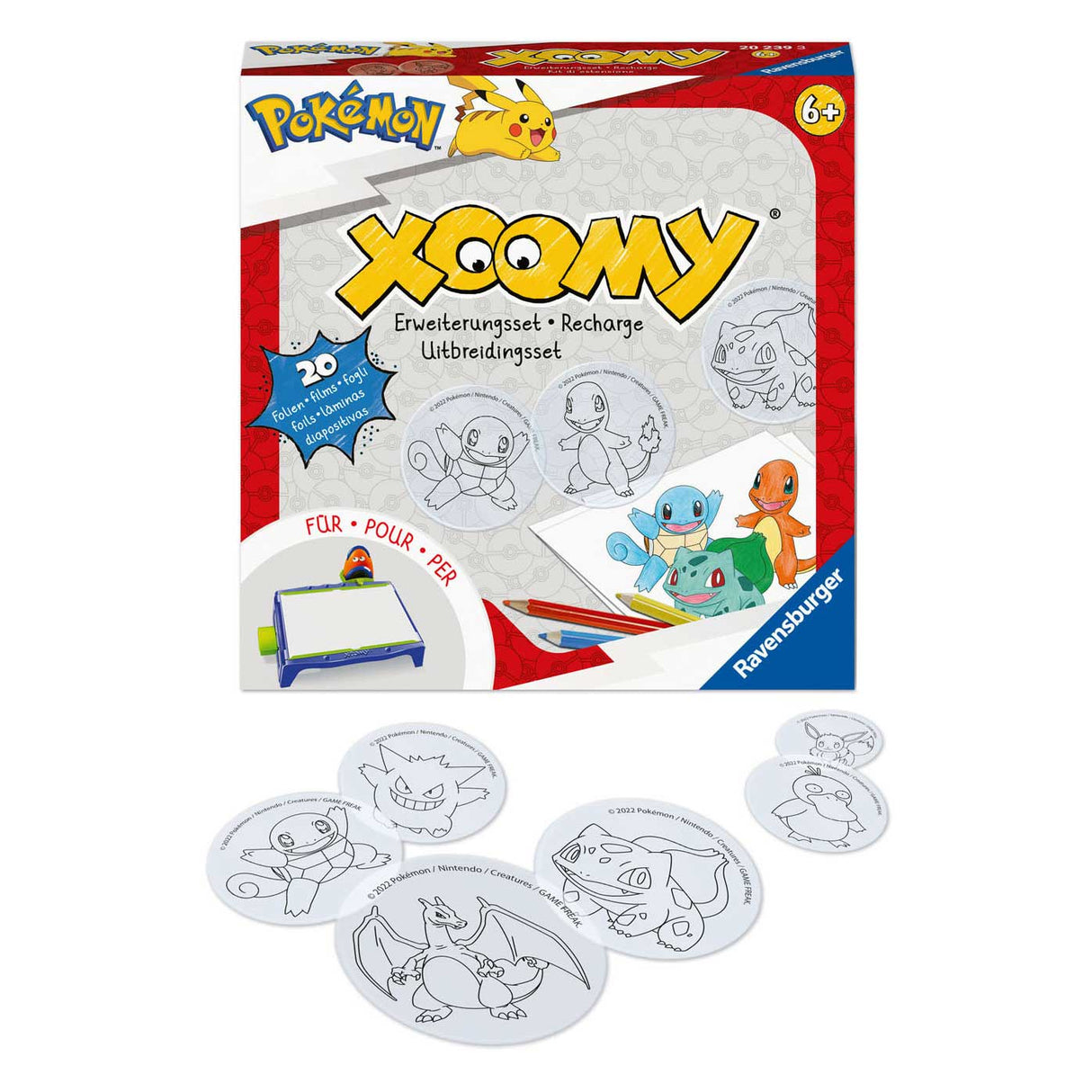 Ravensburger Xoomy Recharge - Pokémon
