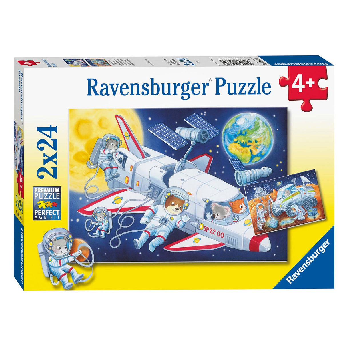 Ravensburger - Puzzle Viaje por la habitación 2x24 piezas