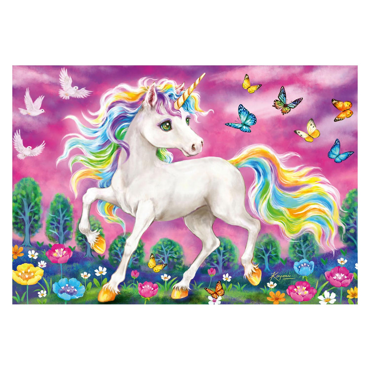 Ravensburger Puzzle Unicorn und Pegasus, 2x24st.