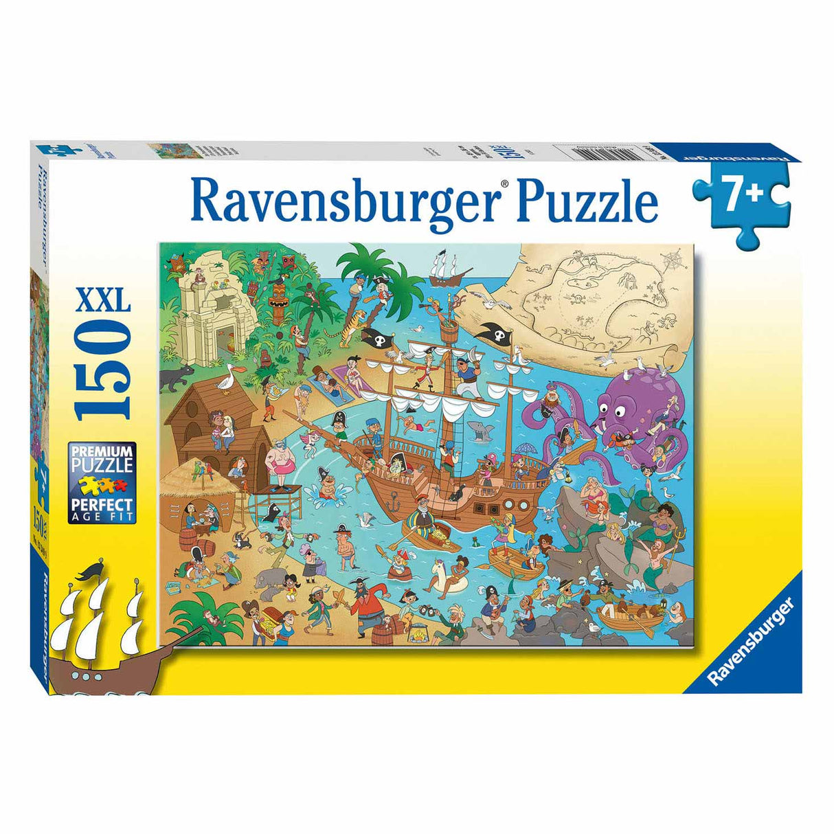 Ravensburger Puzzle Pirate Island, 150. Xxl