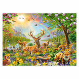 Ravensburger - Puzzle Beautiful Deer Family 200 pièces xxl