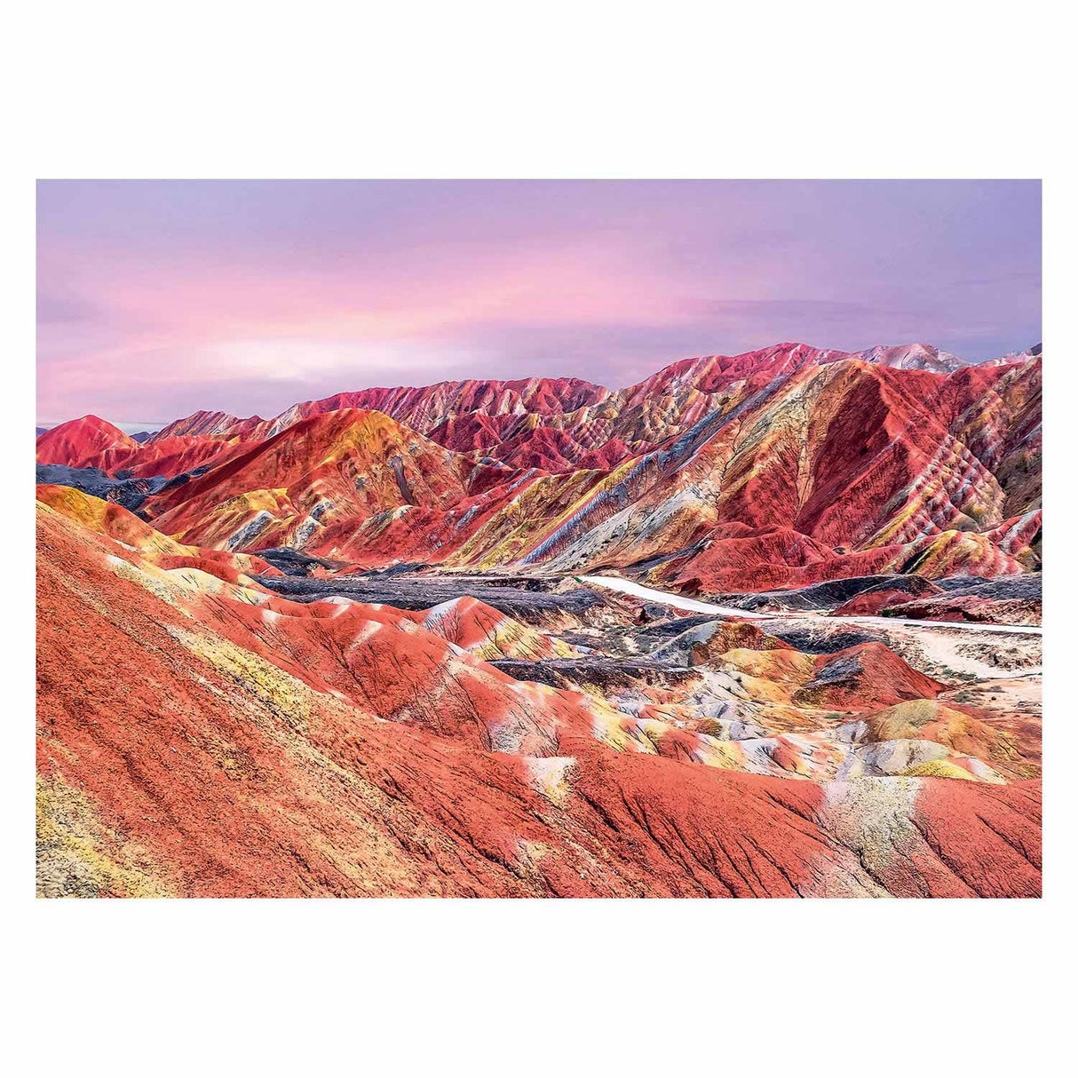 Ravensburger puzzle montagnes arc-en-ciel, Chine, 1000 pcs.