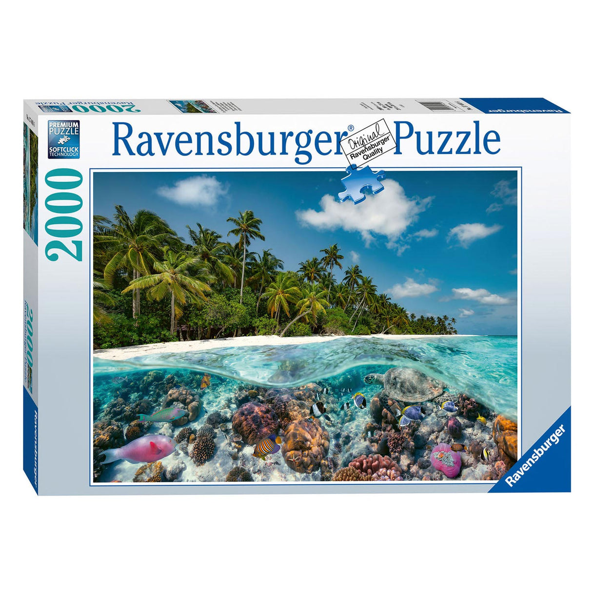 Ravensburger puslespill et dykk på Maldivene, 2000.