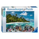 Ravensburger rompa una inmersión en las Maldivas, 2000.