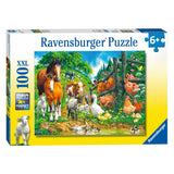 Ravensburger Puzzle Animal Meeting 100st. Xxl