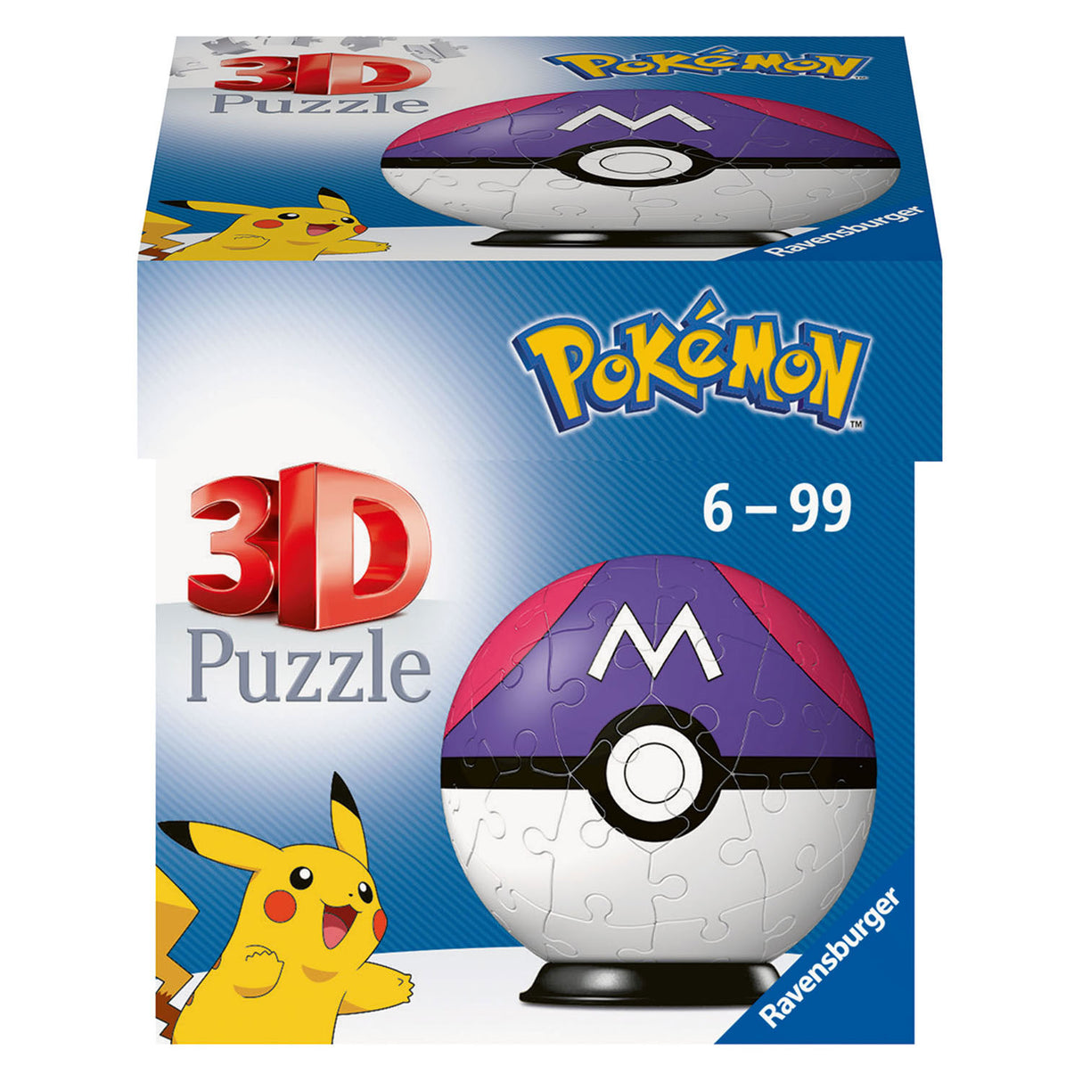 Ravensburger Pokemon Masterball 3d Puzzle, 54st.