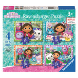 RAVENSBURGER - Gabby's Dollhouse Noge Puzzle 4in1