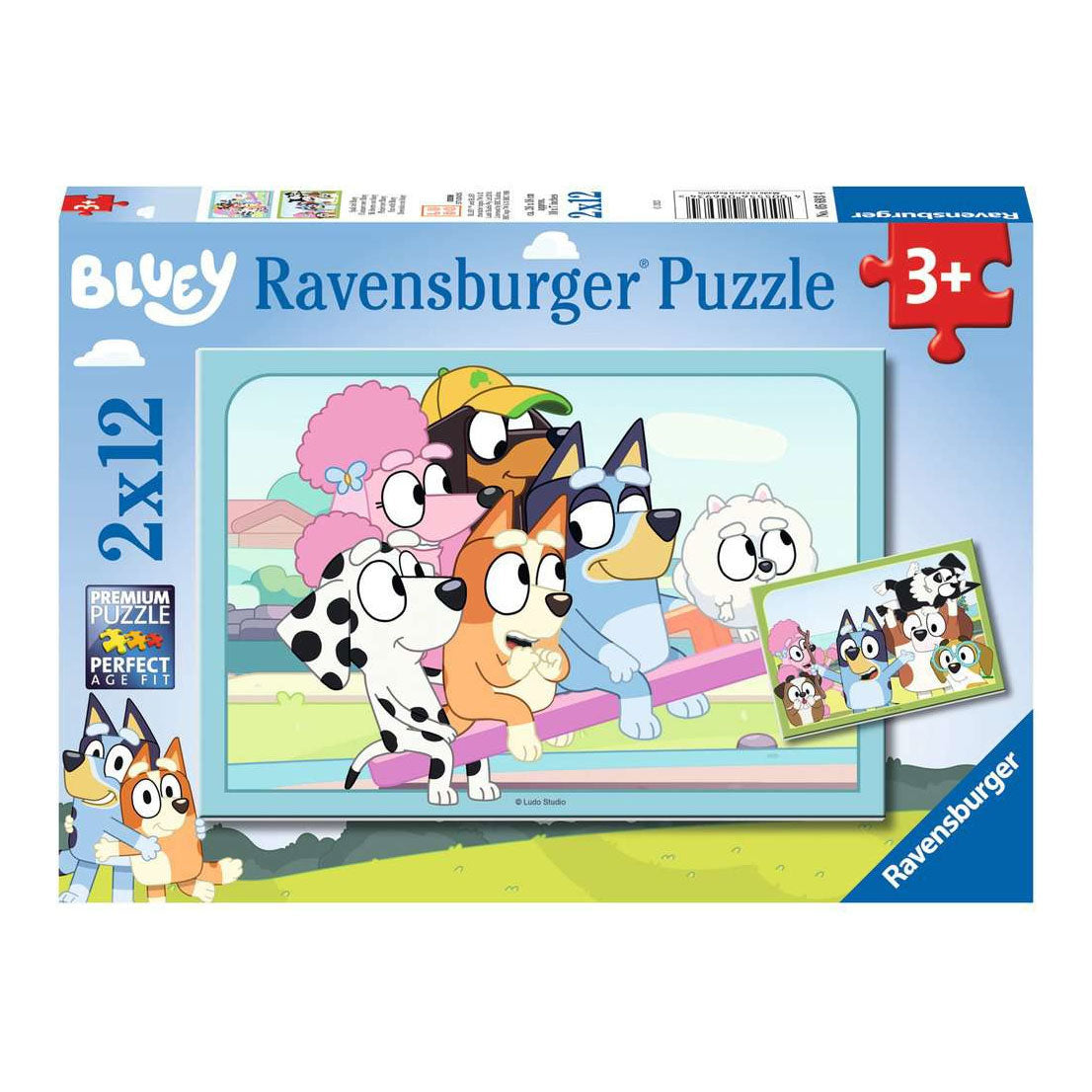 Ravensburger Bluey benpussel 2x12 bitar