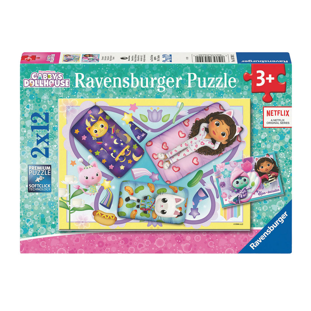 Ravensburger - Gabbys Puppenhaus -Puzzle 2x12 Teile