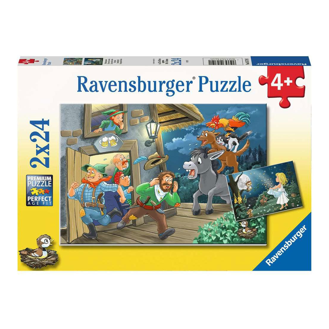 Ravensburger - Piezas de rompecabezas de cuento de hadas 2x24 piezas