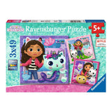 Ravensburger - Gabby's Dollhouse Laying Puzzle 3x49st.