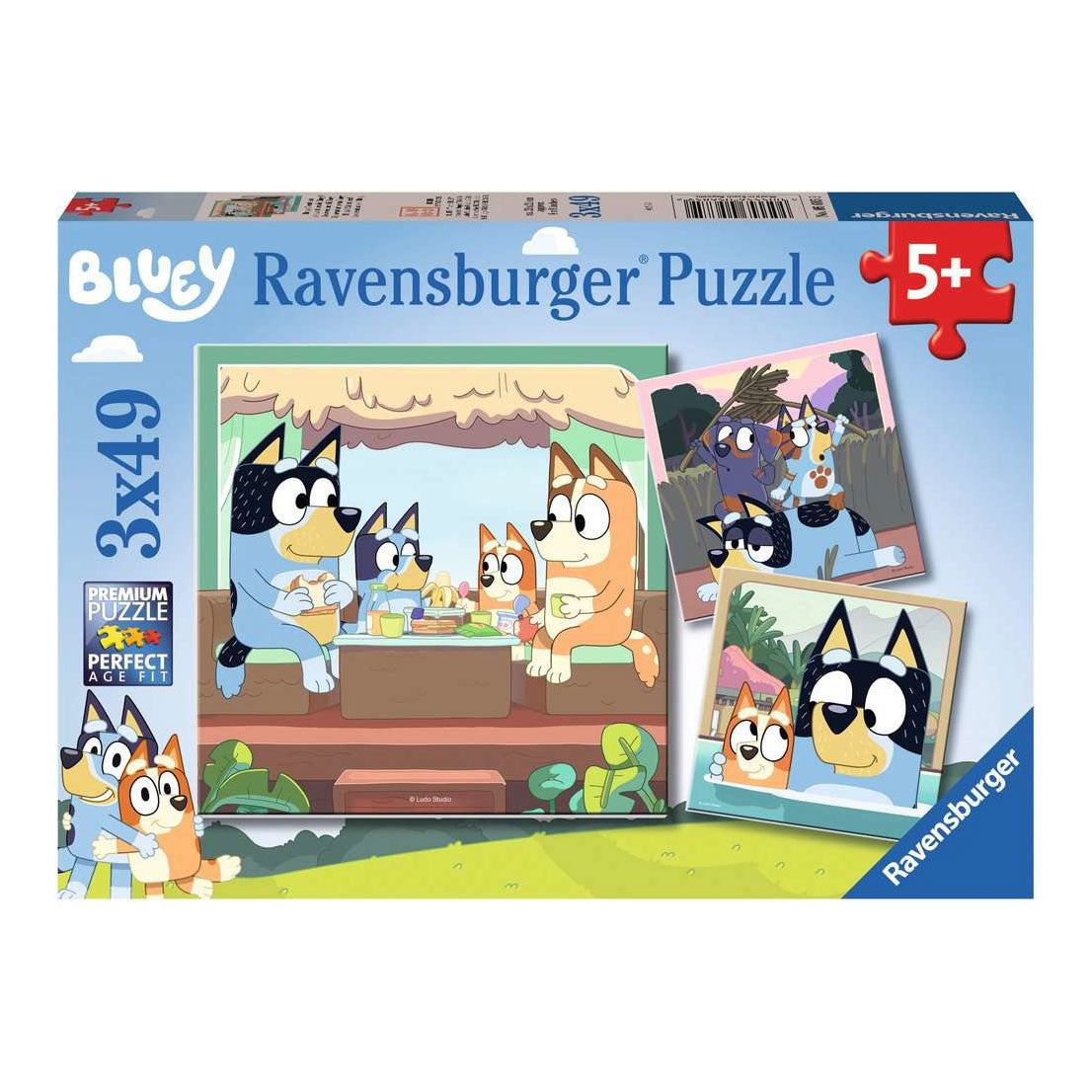 Ravensburger Le avventure di Bluey Leg Puzzle 3x49st.