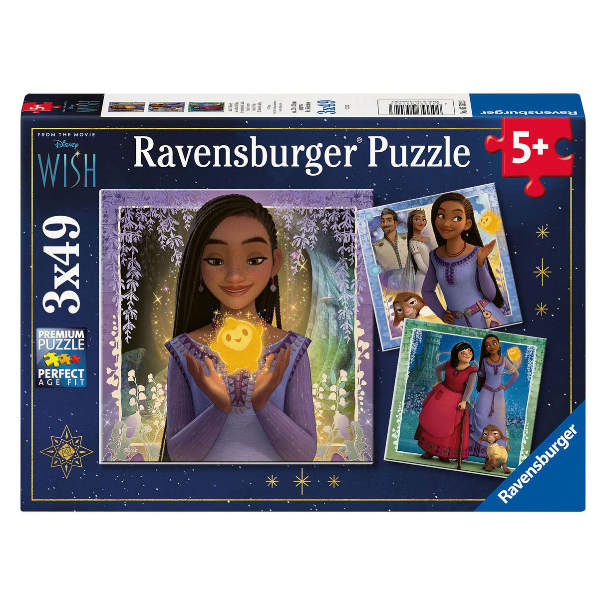 Ravensburger souhaite que le puzzle de la puzzle, 3x49st.